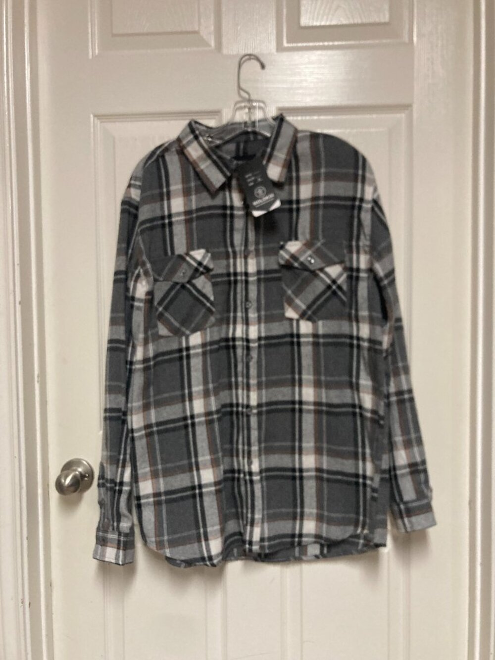 MOLOKAI SURF CO. New With Tags flannel shirt plaid size XL Men's